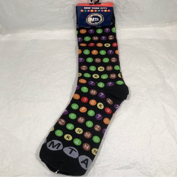 6 PAIRS OF MEN’S SOCKS - NYC MTA, WINTER, CHRISTMAS, BEER, GOOGLE - Picture 5 of 15